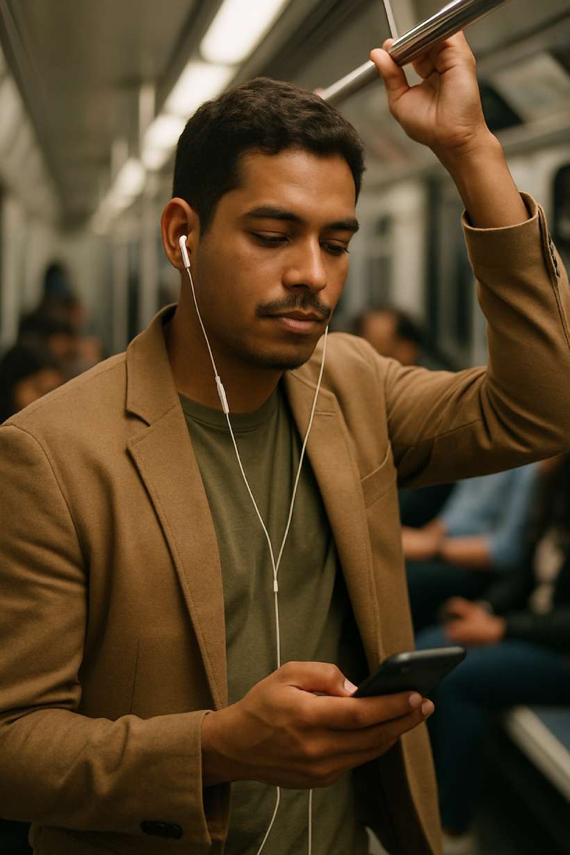 Persona en una reunión